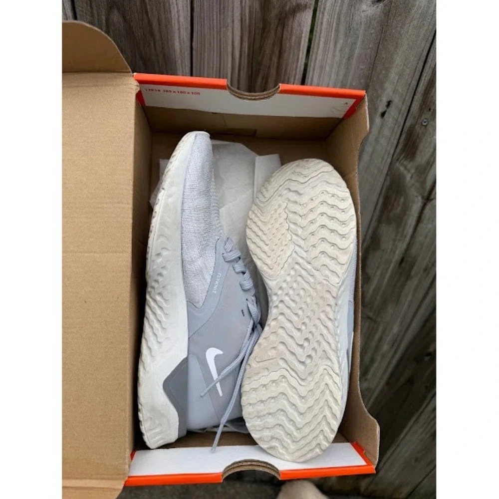 Running Athleisure Nike Odyssey React 2 Flyknit 7 Grey AH1016-002 Sneaker